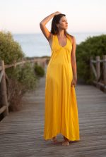 VESTIDO D-POLO AMARILLO - Imagen 2