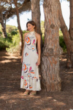 VESTIDO HALTER FLOWER