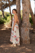 VESTIDO HALTER FLOWER - Imagen 5
