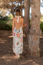 VESTIDO HALTER FLOWER - Imagen 2