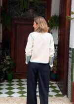 CHAQUETA NOA BLANCA Y RAYAS - Imagen 3