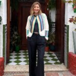 CHAQUETA NOA BLANCA Y RAYAS