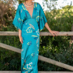 VESTIDO IBIZA FLOWER VERDE
