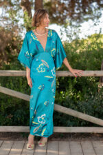 VESTIDO IBIZA FLOWER VERDE