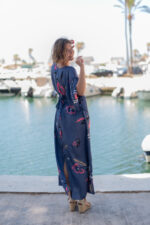 VESTIDO IBIZA PETROLEO - Imagen 2