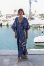 VESTIDO IBIZA PETROLEO