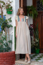 VESTIDO CERDEÑA BEIGE