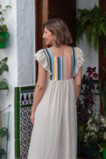 VESTIDO CERDEÑA BEIGE - Imagen 3