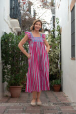 VESTIDO BELU FUCSIA - Imagen 3