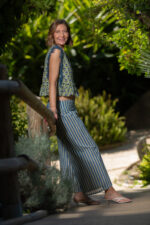 PANTALÓN PRYA AZUL Y VERDE - Imagen 3