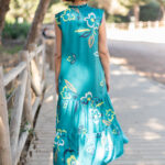 VESTIDO MENORCA FLOWER VERDE