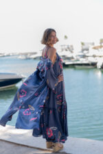 KIMONO ANITA FLOWER PETROLEO - Imagen 2