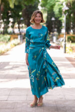 TOP OLGA FLOWER VERDE