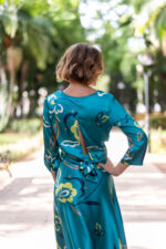 TOP OLGA FLOWER VERDE - Imagen 2